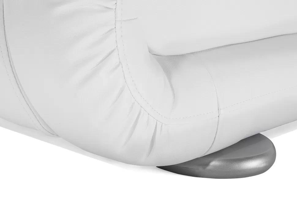 Betten>Beliani Bett Kunstleder Weis 160 X 200 Cm Mit Led-Beleuchtung Avignon
