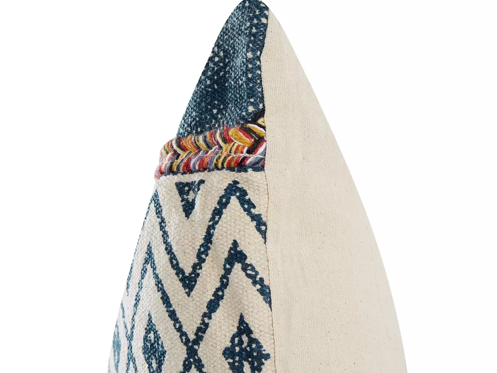 Cheap Beliani Dekokissen Geometrisches Muster Baumwolle Mehrfarbig 50 X 50 Cm 2Er Set Souk