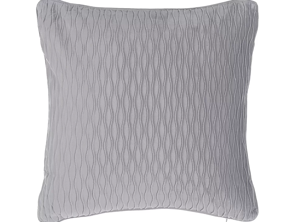 Cheap Beliani Dekokissen Grau Strukturiert 45 X 45 Cm 2Er Set Motari