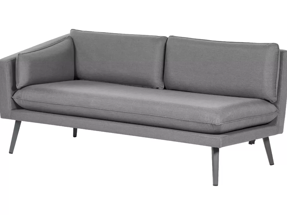 Gartenmöbel>Beliani Garten Ecksofa Grau 4-Sitzer Modular Loretello