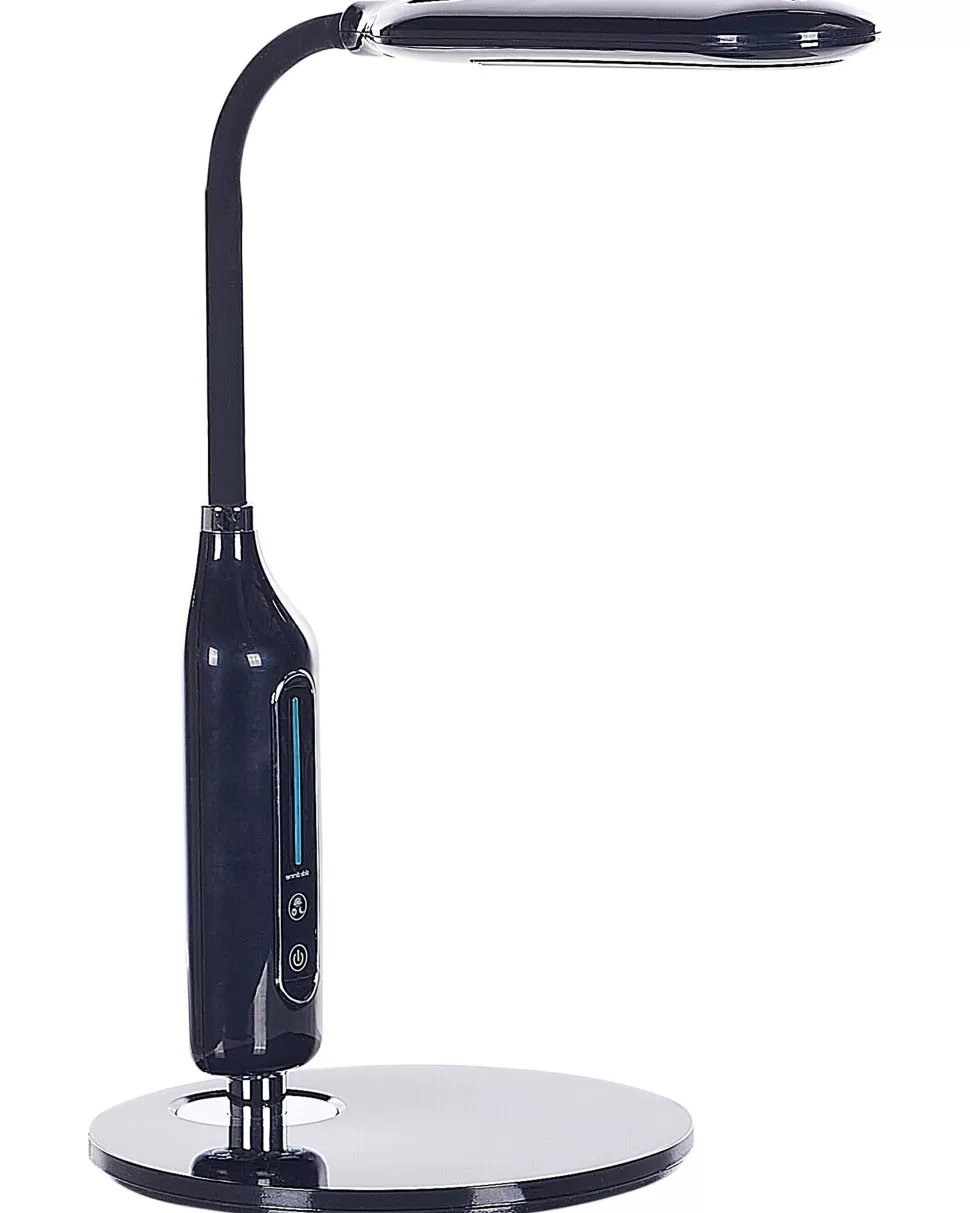 Discount Beliani Schreibtischlampe Led Schwarz 38 Cm Verstellbar Cygnus