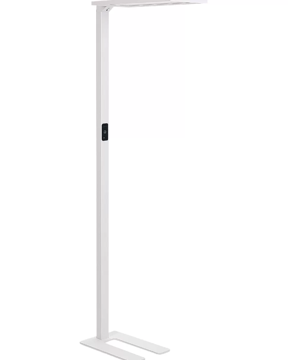 Discount Beliani Stehlampe Led Metall Weis 196 Cm Rechteckig Orion