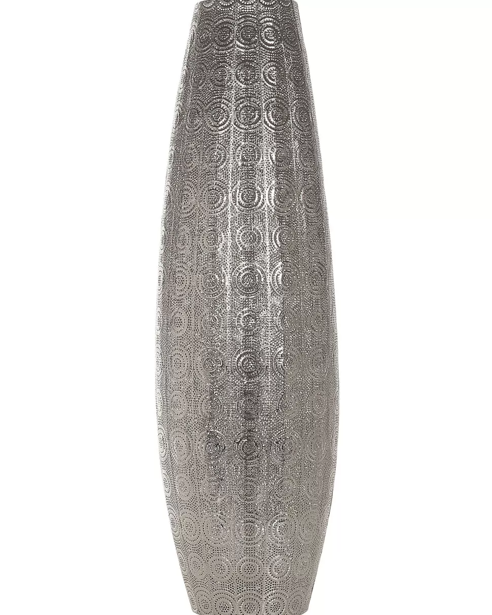 Fashion Beliani Stehlampe Nickel 85 Cm Laternenform Maringa