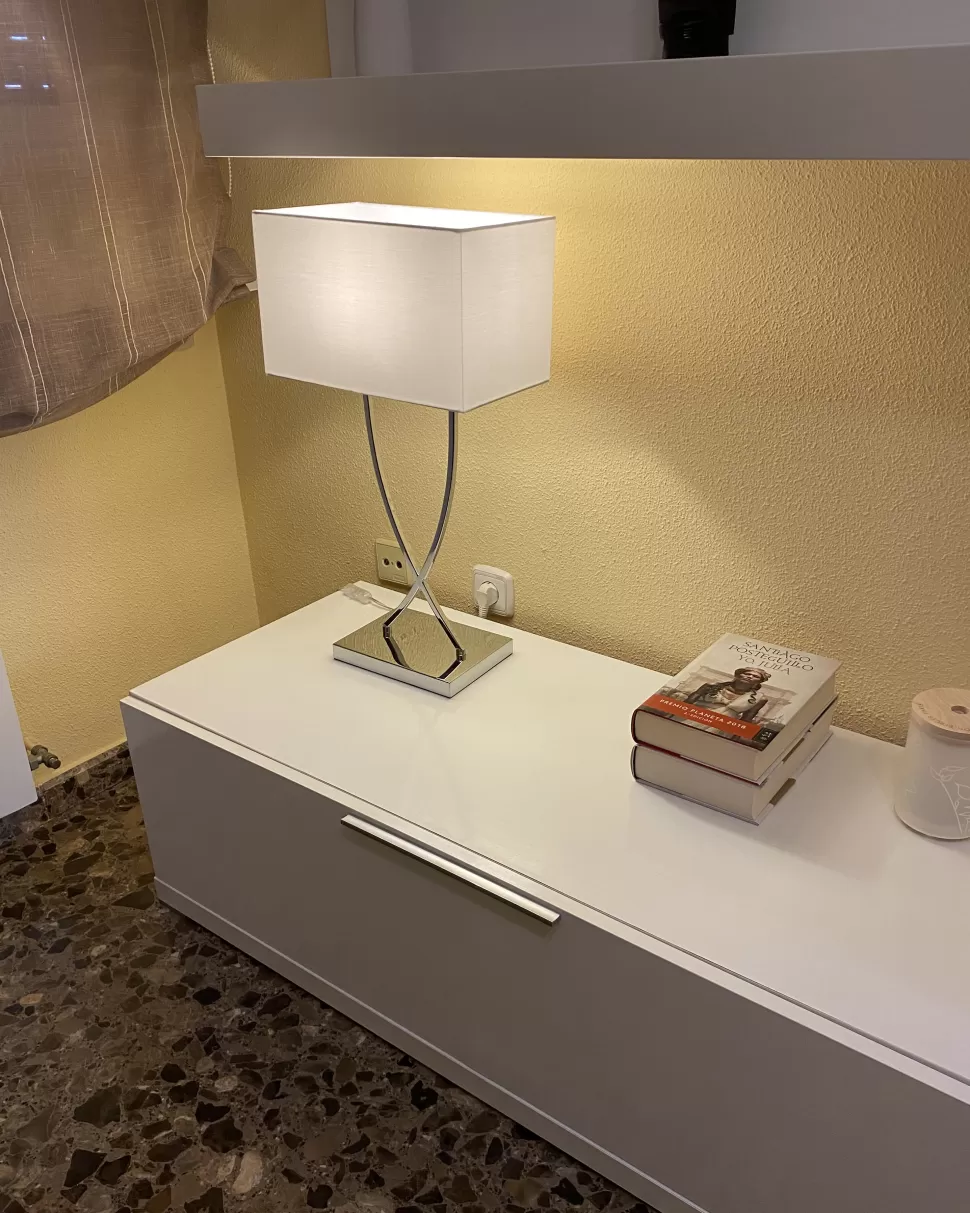 Fashion Beliani Tischlampe Weis 62 Cm Rechteckig Yasuni