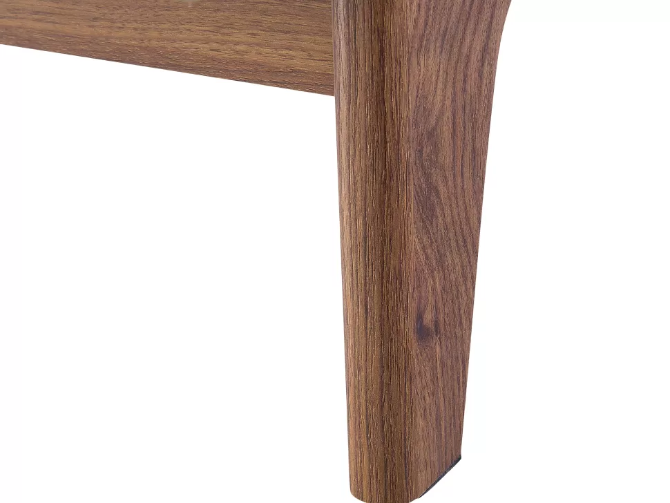 Cheap Beliani Tv-Mobel Dunkler Holzfarbton / Weis 117 X 35 X 44 Cm Buffalo
